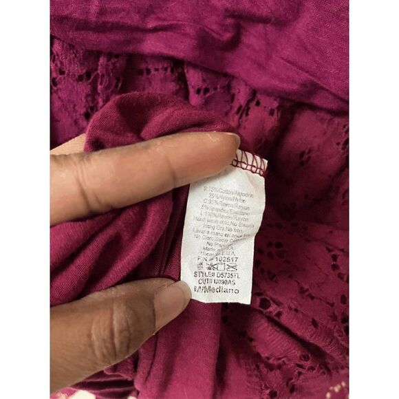 ModCloth
Maitai Womens Lined Scoop Neck Sleeveless Summer Lace Dress Purple Sz M - Picture 7 of 7